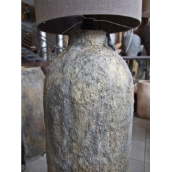 Lampa podłogowa / Stołowa z surowej ceramicki 136cm